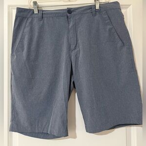 Oakley Blue Flat Front Shorts for Casual Comfort